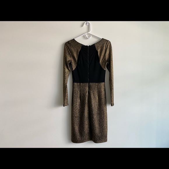 ALICE + OLIVIA gold metallic dress - Picture 8 of 8